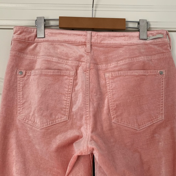 ❤️Pilcro High Rise Pink Velvet Skinny Pants 29 - Picture 5 of 6